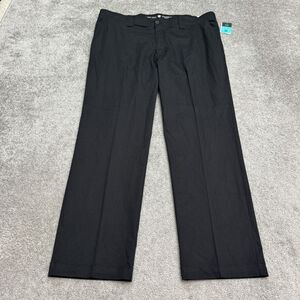 Oak Hill Tech Straight Leg Performance Chino Pants Mens 44x32 Black Stretch NWT